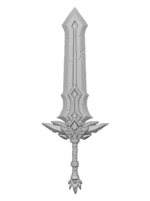 3D model for Emerald Blade