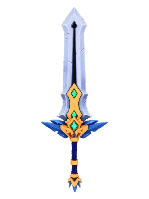 3D model for Emerald Blade