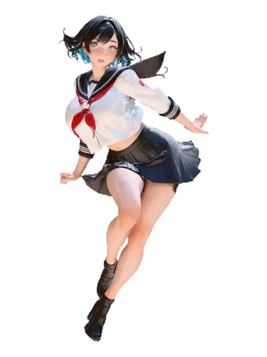 Modelo 3D de girl2 - Femalefigure, gerado por IA