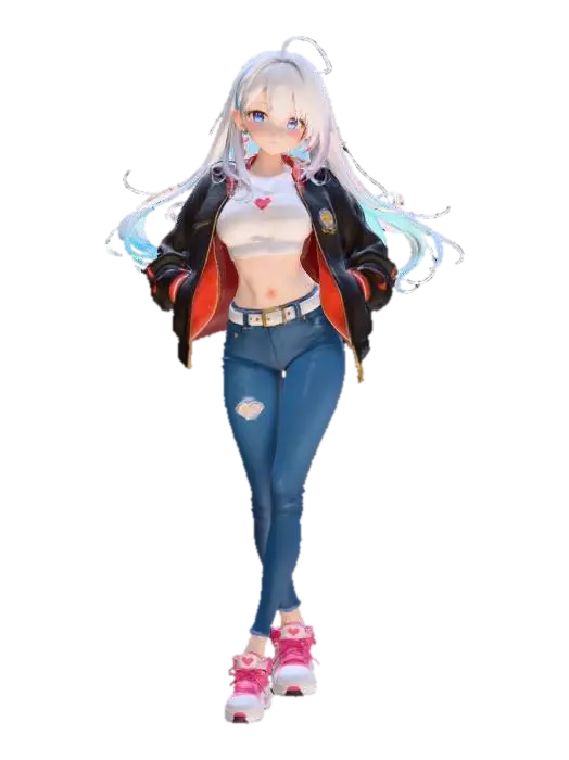 Bright Style - Visuals 3D model, vytvořený pomocí AI