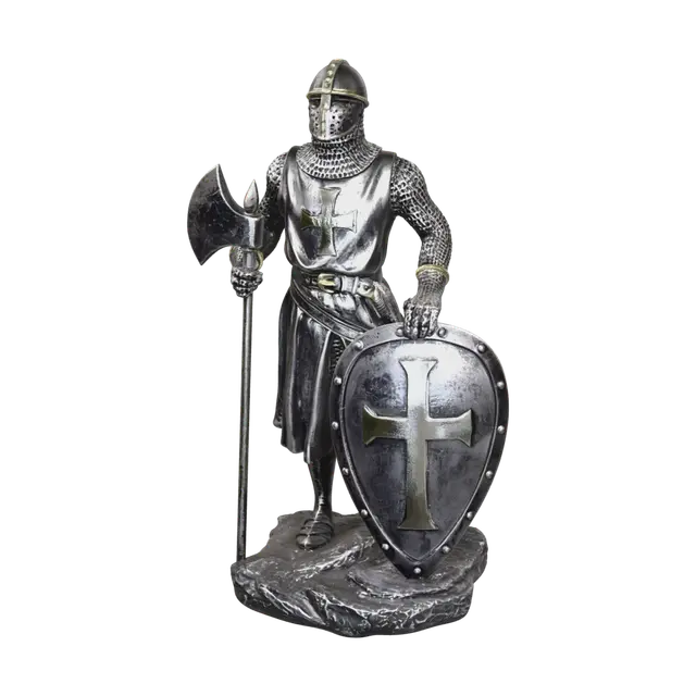 Modern Crusader Armor 3D model, vytvořený pomocí AI