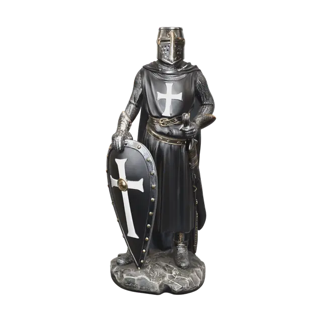 Modern Crusader Armor 3D model, vytvořený pomocí AI
