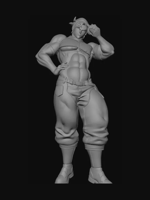 3D model for Leon Kennedy: Cowprint Cowboy