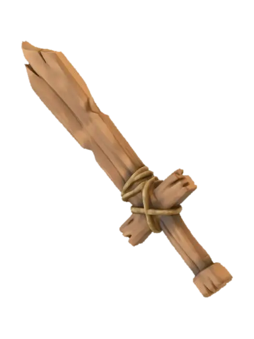 3D model for Wooden Sword