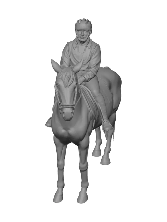 3D model for Autumn Ride in the Meadow