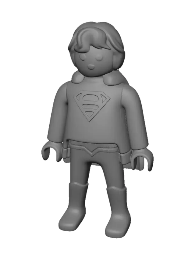 3D model for Lego Superman