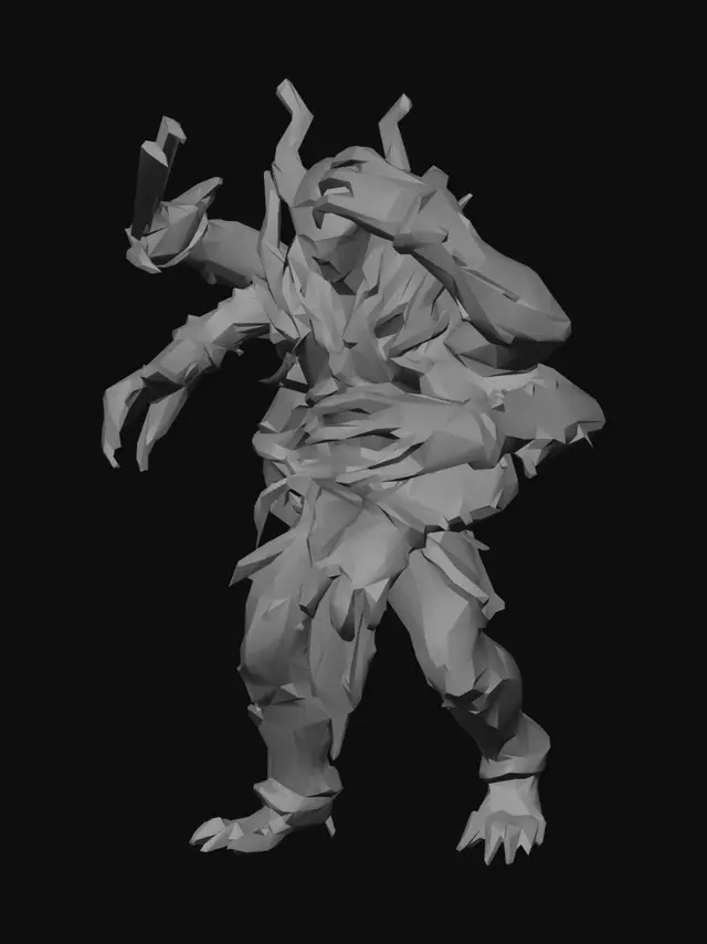 3D model for Harbinger of the Abyss
