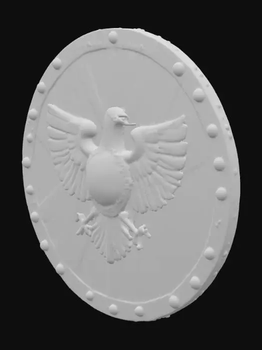 3D model for Roman-style soldier's shield