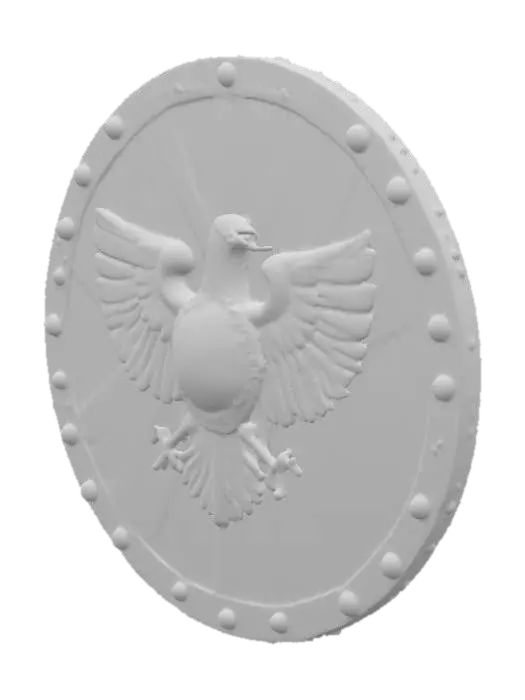 3D model for Roman-style soldier's shield