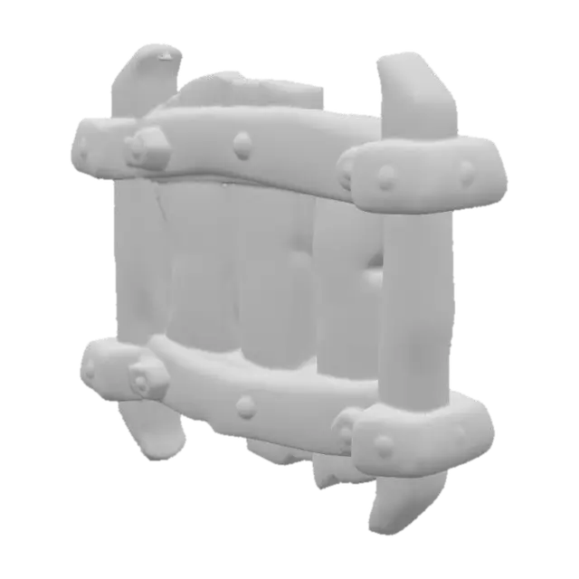 3D model for Wooden Gate Icon