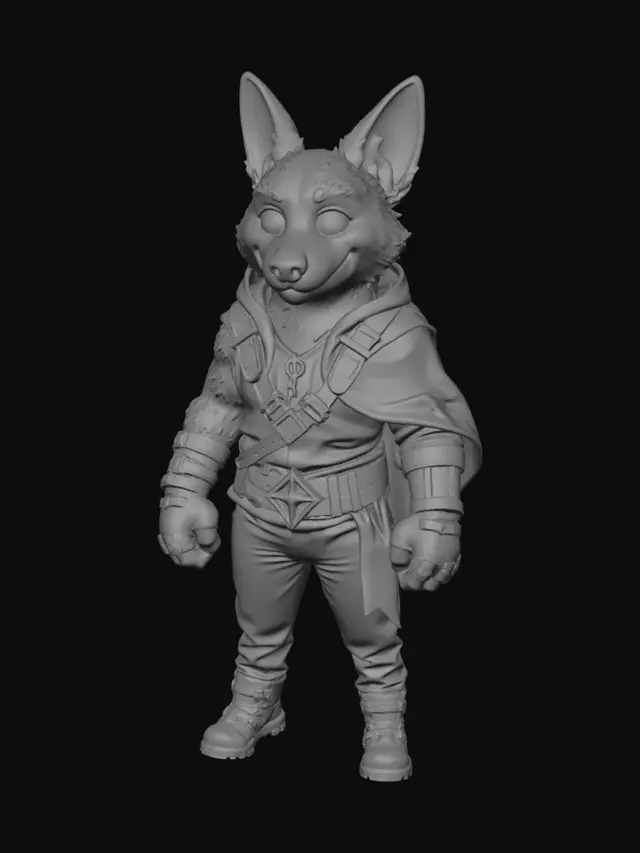 3D model for Adventurer Fox