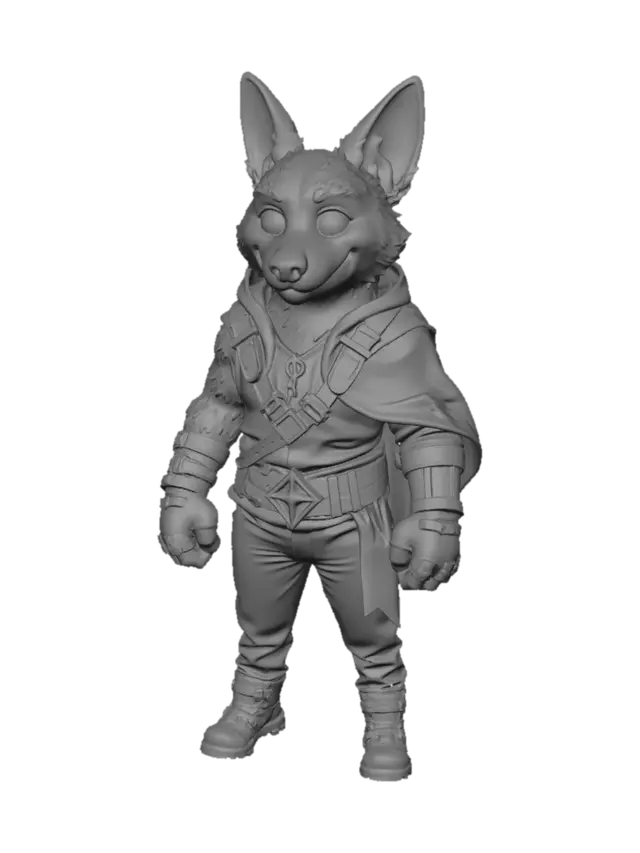 3D model for Adventurer Fox