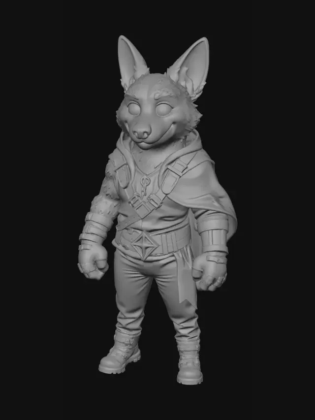 3D model for Adventurer Fox