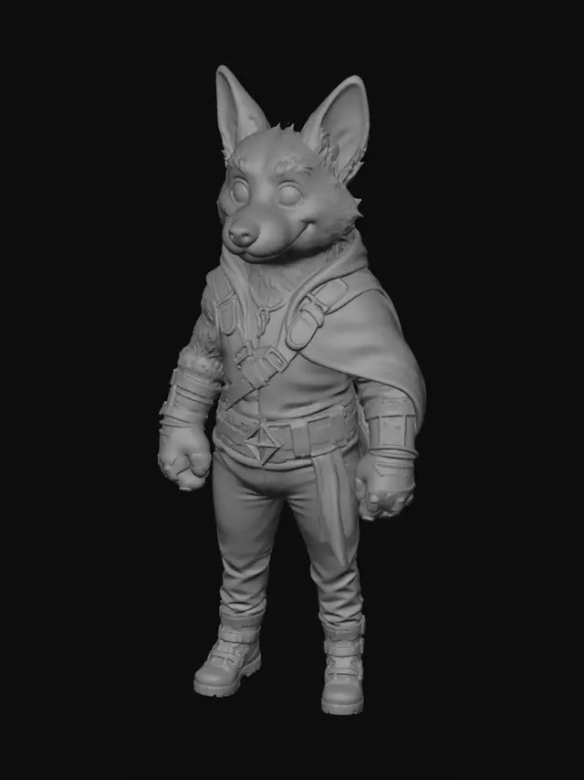 3D model for Adventurer Fox