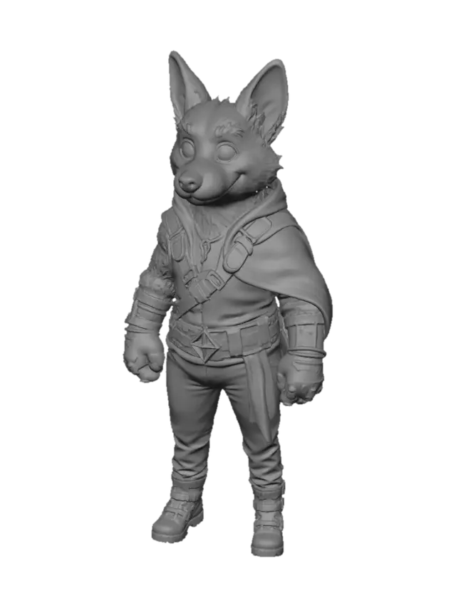 3D model for Adventurer Fox