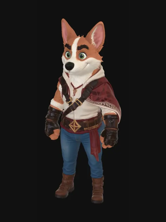 3D model for Adventurer Fox