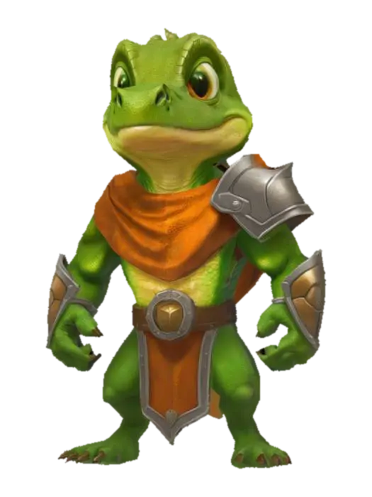 3D model for Lizard Knight Hero