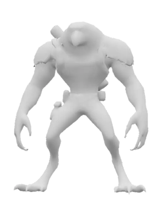 3D model for Eagle Warrior
