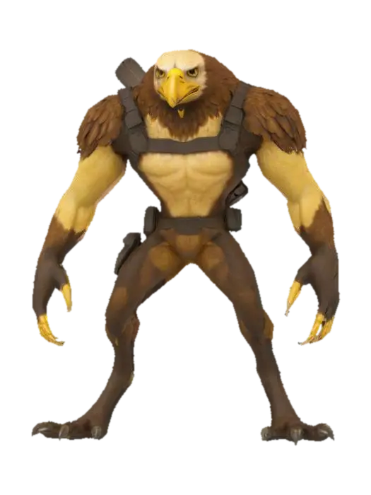3D model for Eagle Warrior