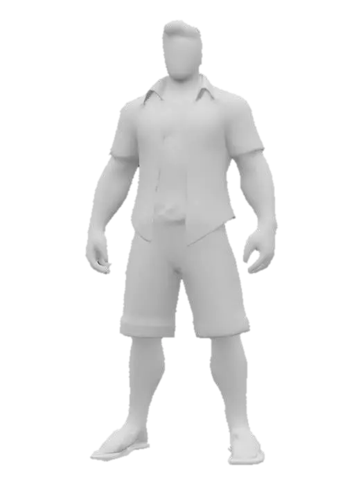 3D model for Summer Vibes Hero