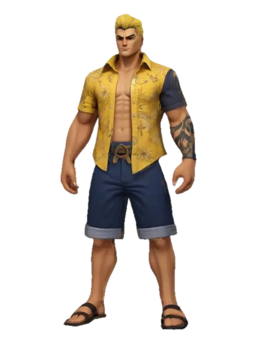3D model for Summer Vibes Hero