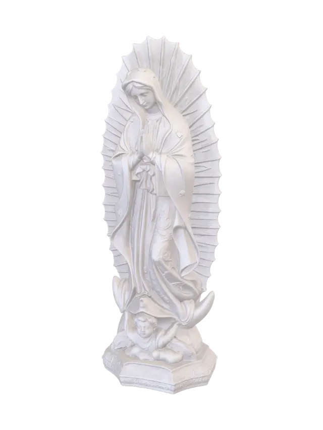 3D model for Virgin Mary with Shell Halo