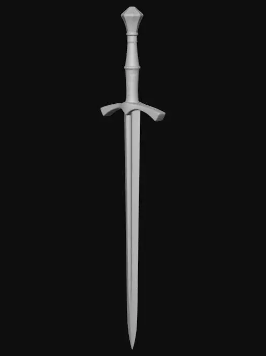 3D model for regular longsword