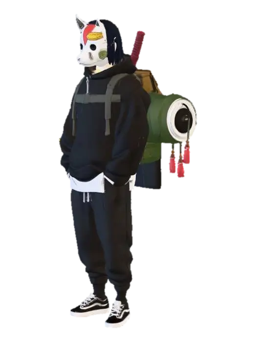 3D model for Masked Wanderer