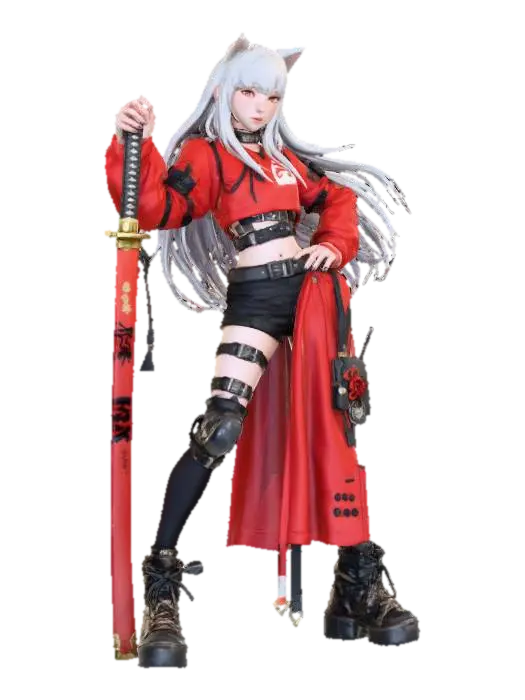 3D model for Samurai Catwoman