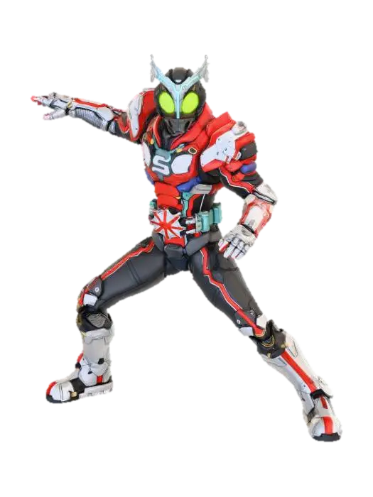 Kamen Rider-2 - Kamenrider 3D model, vytvořený pomocí AI