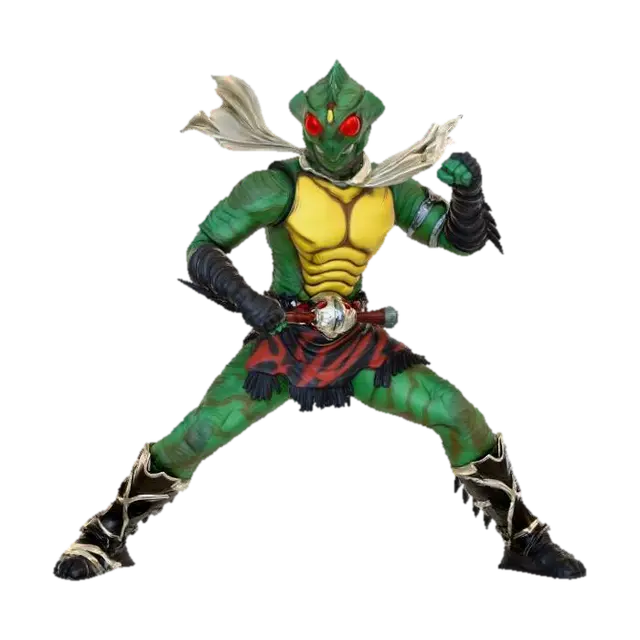 Kamen Rider Amazon - Kamenrider 3D model, vytvořený pomocí AI