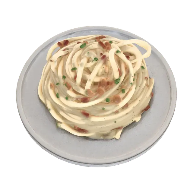 3D model for Bacon and Chive Pasta Nest
