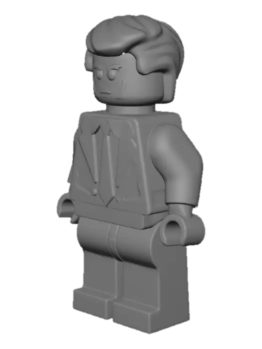 3D model for Lego Donald Trump