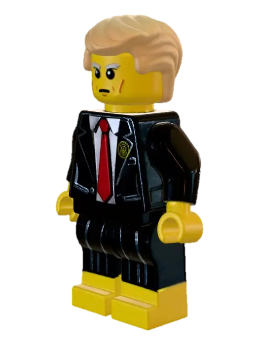 3D model for Lego Donald Trump