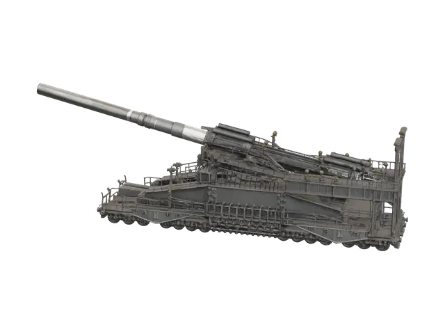 3D model for Gustav Gun