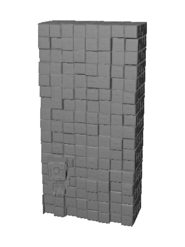 3D model for Minecraft and Kinder 1500