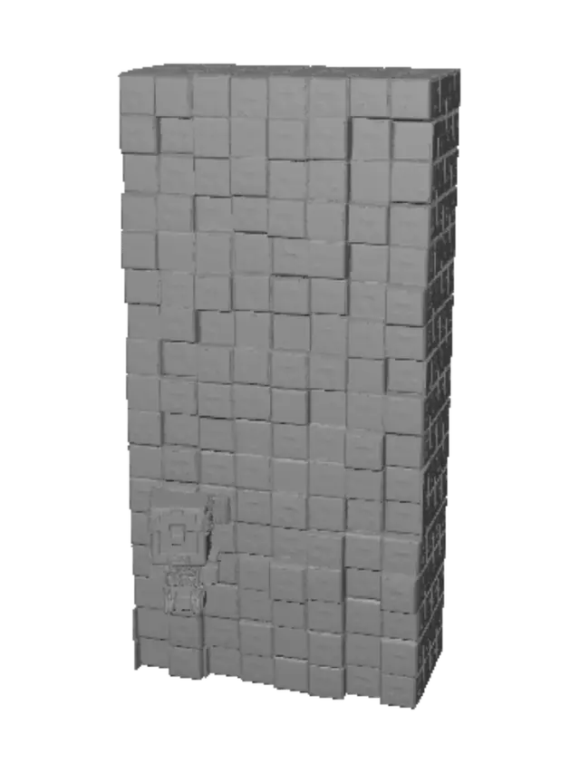 3D model for Minecraft and Kinder 1500