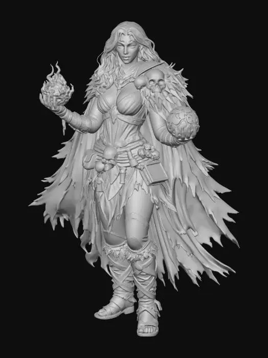 3D model for Ember and Ice Enchantress