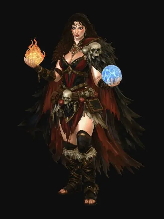 3D model for Ember and Ice Enchantress