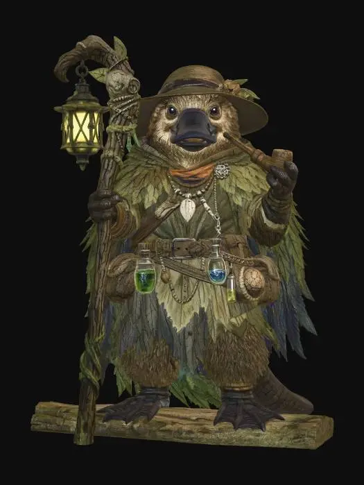 3D model for Lanternbound Alchemist of the Mosswood Marsh