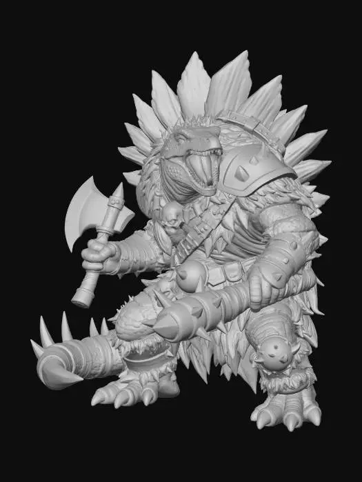 3D model for Behemoth of the Spiked Wasteland