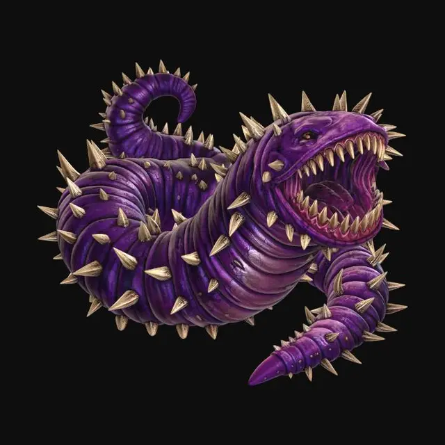 3D model for Spinejaw Wyrm