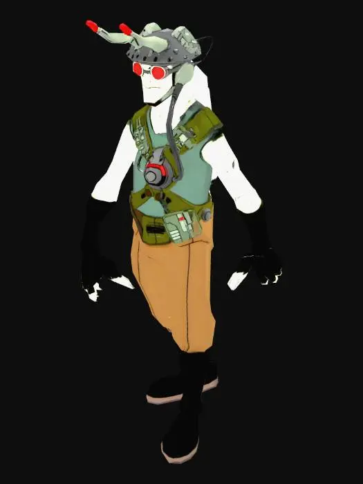 3D model for Horned Hazard Scout