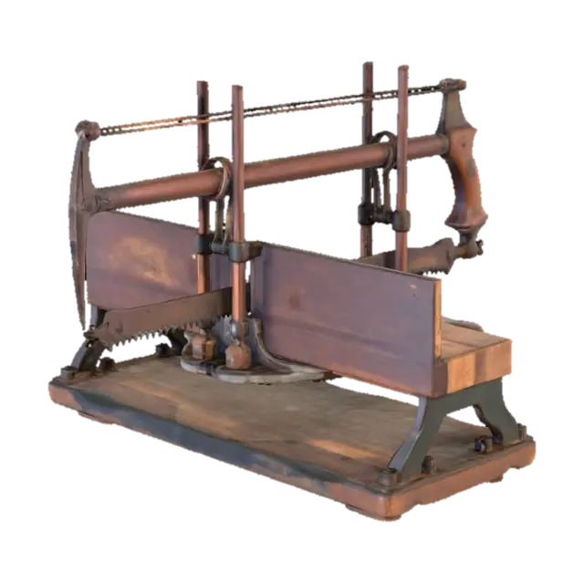 3D model for Antique Miter Box Saw