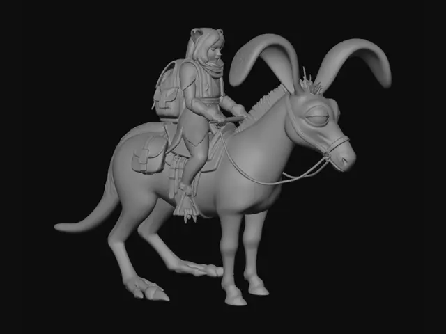3D model for Beverly hybrid on one eye zebra