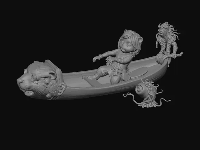 3D model for Swampbound Voyage