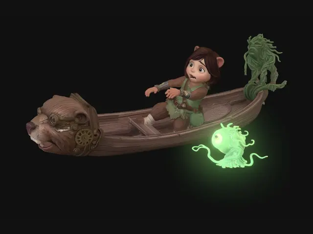 3D model for Swampbound Voyage