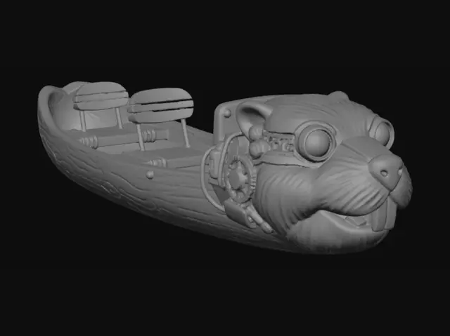 3D model for Beau boat