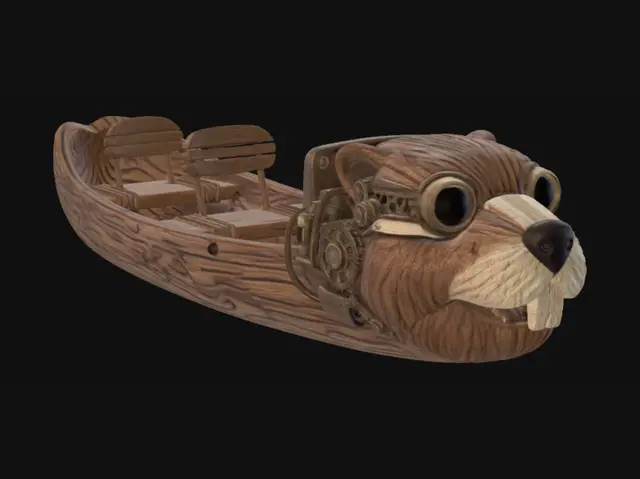 3D model for Beau boat