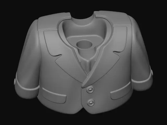 3D model for Suit Sans Head